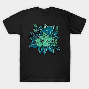 flower fox T-Shirt